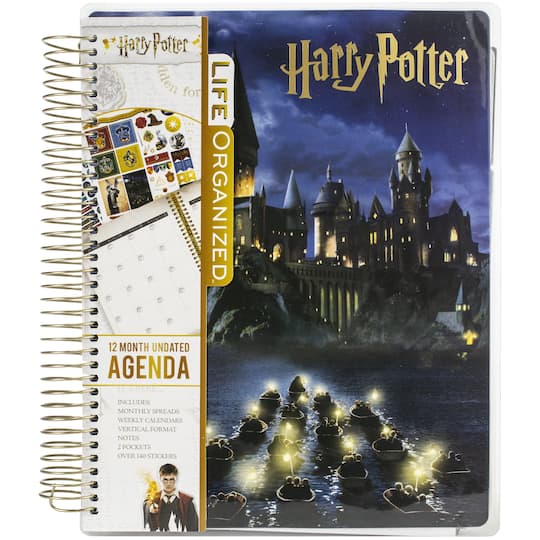 Paper House&#xAE; Life Organized&#x2122; Harry Potter Hogwarts At Night 12-Month Undated Planner